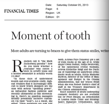 Financial Times 6th October 2013 Nicole Mowbray